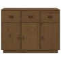 Solid pine wood sideboard in honey brown color, 100x40x75 cm by vidaXL, Sideboards - Ref: Foro24-820150, Price: 173,78 €, Dis...
