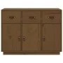 Solid pine wood sideboard in honey brown color, 100x40x75 cm by vidaXL, Sideboards - Ref: Foro24-820150, Price: 171,57 €, Dis...