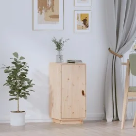 Aparador de madera maciza de pino 34x40x75 cm de vidaXL, Aparadores - Ref: Foro24-820112, Precio: 69,88 €, Descuento: %