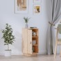 Solid pine wood sideboard 34x40x75 cm by vidaXL, Sideboards - Ref: Foro24-820112, Price: 73,42 €, Discount: %