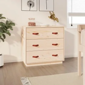 Sideboard aus massivem Kiefernholz, 80 x 40 x 75 cm von vidaXL, Sideboards - Ref: Foro24-820107, Preis: 109,37 €, Rabatt: %
