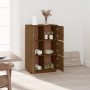 Honey brown solid pine wood sideboard 67x40x108.5 cm by vidaXL, Sideboards - Ref: Foro24-820175, Price: 118,75 €, Discount: %