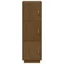 High sideboard solid honey brown pine wood 34x40x108.5 cm by vidaXL, Sideboards - Ref: Foro24-820170, Price: 94,42 €, Discoun...