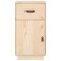 Schreibtischschrank aus massivem Kiefernholz 40x50x75 cm von vidaXL, Schließfächer und Lagerschränke - Ref: Foro24-820097, Pr...