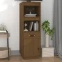 Hohes Sideboard aus massivem honigbraunem Kiefernholz, 34 x 40 x 108,5 cm von vidaXL, Sideboards - Ref: Foro24-820155, Preis:...
