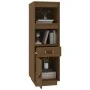 Aparador alto madera maciza de pino marrón miel 34x40x108,5 cm de vidaXL, Aparadores - Ref: Foro24-820155, Precio: 65,62 €, D...