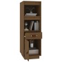 High sideboard solid honey brown pine wood 34x40x108.5 cm by vidaXL, Sideboards - Ref: Foro24-820155, Price: 65,62 €, Discoun...