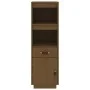 Aparador alto madera maciza de pino marrón miel 34x40x108,5 cm de vidaXL, Aparadores - Ref: Foro24-820155, Precio: 65,62 €, D...