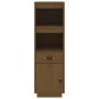 High sideboard solid honey brown pine wood 34x40x108.5 cm by vidaXL, Sideboards - Ref: Foro24-820155, Price: 65,62 €, Discoun...