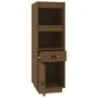 Aparador alto madera maciza de pino marrón miel 34x40x108,5 cm de vidaXL, Aparadores - Ref: Foro24-820155, Precio: 65,62 €, D...