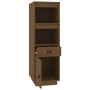 High sideboard solid honey brown pine wood 34x40x108.5 cm by vidaXL, Sideboards - Ref: Foro24-820155, Price: 65,62 €, Discoun...