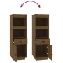 Aparador alto madera maciza de pino marrón miel 34x40x108,5 cm de vidaXL, Aparadores - Ref: Foro24-820155, Precio: 65,62 €, D...