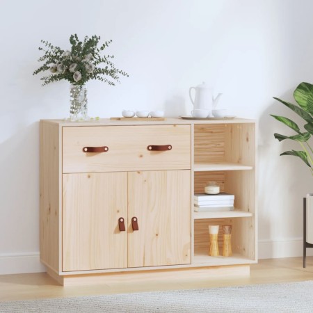 Sideboard aus massivem Kiefernholz, 98,5 x 40 x 75 cm von vidaXL, Sideboards - Ref: Foro24-820137, Preis: 126,01 €, Rabatt: %