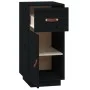 Aparador de madera maciza de pino negro 34x40x75 cm de vidaXL, Aparadores - Ref: Foro24-820126, Precio: 77,71 €, Descuento: %