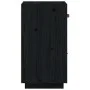 Solid black pine wood sideboard 34x40x75 cm by vidaXL, Sideboards - Ref: Foro24-820126, Price: 77,71 €, Discount: %