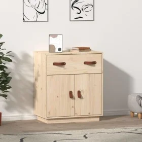 Solid pine wood sideboard 65.5x40x75 cm by vidaXL, Sideboards - Ref: Foro24-820127, Price: 82,76 €, Discount: %