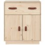 Solid pine wood sideboard 65.5x40x75 cm by vidaXL, Sideboards - Ref: Foro24-820127, Price: 83,83 €, Discount: %