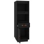 Aparador alto de madera maciza de pino negro 34x40x108,5 cm de vidaXL, Aparadores - Ref: Foro24-820156, Precio: 96,21 €, Desc...