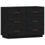 Anrichte Kiefer Massivholz schwarz 100x40x75 cm von vidaXL, Sideboards - Ref: Foro24-820146, Preis: 190,49 €, Rabatt: %