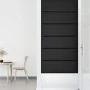 Wall panels 12 pcs black synthetic leather 90x30 cm 3.24 m² by vidaXL, Wall covering - Ref: Foro24-343911, Price: 92,12 €, Di...