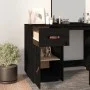 Schreibtischschrank aus massivem schwarzem Kiefernholz, 40 x 50 x 75 cm von vidaXL, Schließfächer und Lagerschränke - Ref: Fo...