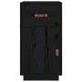 Schreibtischschrank aus massivem schwarzem Kiefernholz, 40 x 50 x 75 cm von vidaXL, Schließfächer und Lagerschränke - Ref: Fo...