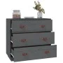 Solid gray pine wood sideboard 80x40x75 cm by vidaXL, Sideboards - Ref: Foro24-820109, Price: 134,29 €, Discount: %