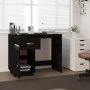 Schreibtisch aus massivem Kiefernholz schwarz 95x50x75 cm von vidaXL, Schreibtische - Ref: Foro24-820106, Preis: 140,74 €, Ra...