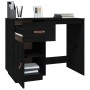 Schreibtisch aus massivem Kiefernholz schwarz 95x50x75 cm von vidaXL, Schreibtische - Ref: Foro24-820106, Preis: 142,83 €, Ra...