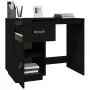 Schreibtisch aus massivem Kiefernholz schwarz 95x50x75 cm von vidaXL, Schreibtische - Ref: Foro24-820106, Preis: 140,74 €, Ra...