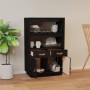 Aparador de madera maciza de pino negro 67x40x108,5 cm de vidaXL, Aparadores - Ref: Foro24-820161, Precio: 120,93 €, Descuent...
