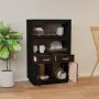 Solid black pine wood sideboard 67x40x108.5 cm by vidaXL, Sideboards - Ref: Foro24-820161, Price: 119,72 €, Discount: %