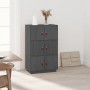 Sideboard aus massivem grauem Kiefernholz, 67 x 40 x 108,5 cm von vidaXL, Sideboards - Ref: Foro24-820174, Preis: 152,58 €, R...