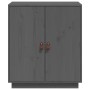 Solid gray pine wood sideboard 65.5x40x75 cm by vidaXL, Sideboards - Ref: Foro24-820119, Price: 107,62 €, Discount: %