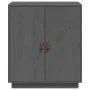 Solid gray pine wood sideboard 65.5x40x75 cm by vidaXL, Sideboards - Ref: Foro24-820119, Price: 106,32 €, Discount: %