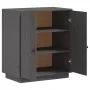 Solid gray pine wood sideboard 65.5x40x75 cm by vidaXL, Sideboards - Ref: Foro24-820119, Price: 106,32 €, Discount: %