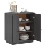 Solid gray pine wood sideboard 65.5x40x75 cm by vidaXL, Sideboards - Ref: Foro24-820119, Price: 107,62 €, Discount: %