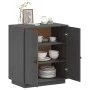 Solid gray pine wood sideboard 65.5x40x75 cm by vidaXL, Sideboards - Ref: Foro24-820119, Price: 106,32 €, Discount: %