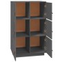Sideboard aus massivem grauem Kiefernholz, 67 x 40 x 108,5 cm von vidaXL, Sideboards - Ref: Foro24-820174, Preis: 152,58 €, R...