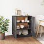 Solid gray pine wood sideboard 65.5x40x75 cm by vidaXL, Sideboards - Ref: Foro24-820119, Price: 107,62 €, Discount: %