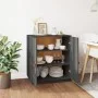 Solid gray pine wood sideboard 65.5x40x75 cm by vidaXL, Sideboards - Ref: Foro24-820119, Price: 106,32 €, Discount: %