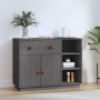 Sideboard aus massivem grauem Kiefernholz, 98,5 x 40 x 75 cm von vidaXL, Sideboards - Ref: Foro24-820139, Preis: 184,14 €, Ra...