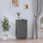 Sideboard aus massivem grauem Kiefernholz, 34 x 40 x 75 cm von vidaXL, Sideboards - Ref: Foro24-820114, Preis: 73,50 €, Rabat...