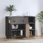 Sideboard aus massivem grauem Kiefernholz, 98,5 x 40 x 75 cm von vidaXL, Sideboards - Ref: Foro24-820139, Preis: 181,17 €, Ra...