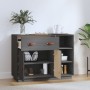 Sideboard aus massivem grauem Kiefernholz, 98,5 x 40 x 75 cm von vidaXL, Sideboards - Ref: Foro24-820139, Preis: 184,14 €, Ra...