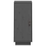 Aparador de madera maciza de pino gris 34x40x75 cm de vidaXL, Aparadores - Ref: Foro24-820114, Precio: 72,61 €, Descuento: %