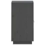 Aparador de madera maciza de pino gris 34x40x75 cm de vidaXL, Aparadores - Ref: Foro24-820114, Precio: 72,61 €, Descuento: %