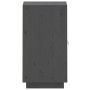 Solid gray pine wood sideboard 34x40x75 cm by vidaXL, Sideboards - Ref: Foro24-820114, Price: 73,50 €, Discount: %