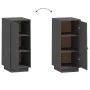 Aparador de madera maciza de pino gris 34x40x75 cm de vidaXL, Aparadores - Ref: Foro24-820114, Precio: 72,61 €, Descuento: %