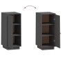 Solid gray pine wood sideboard 34x40x75 cm by vidaXL, Sideboards - Ref: Foro24-820114, Price: 73,50 €, Discount: %